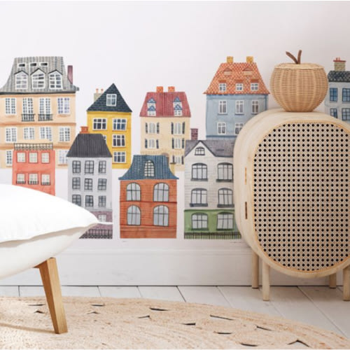 Village Kit • Small • Peel-and-Stick Wall Decals – Mej Mej