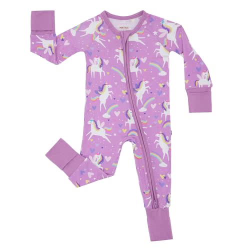 Little Sleepies Pajamas for Baby Boys & Girls, Viscose from Bamboo Baby Pajamas, Snug Baby Sleeper, Toddler PJs, 2-Way Zipper