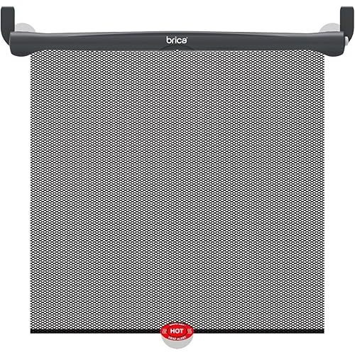 Brica Hot Car Window Sun Shade, Black
