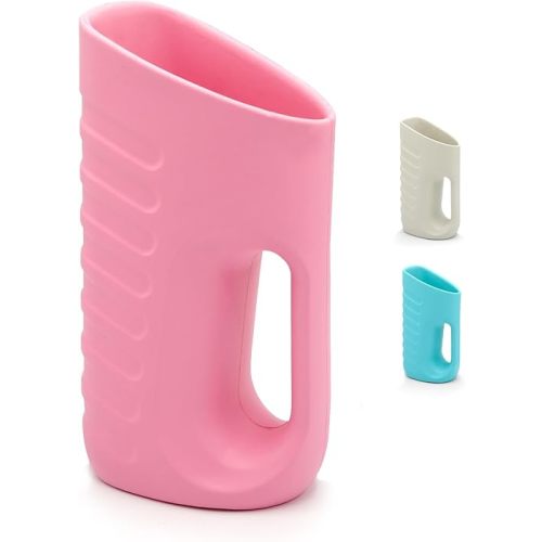Babylush Baby Bath Rinse Cup & Rinser – 1000ml Soft EVA, 0.3lb Lightweight, BPA-Free Bath Water Pourer, Baby Bath Pitcher, Shower Cup for Kids(Pink)