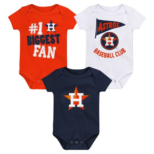 Newborn & Infant Houston Astros Fanatics Fan Pennant 3-Pack Bodysuit Set