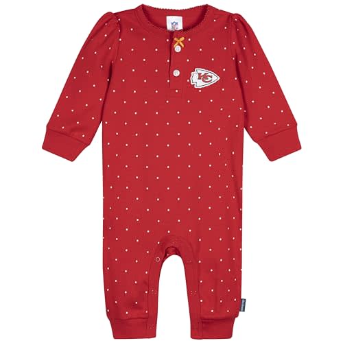 Gerber NFL Baby Girls Footless Coverall