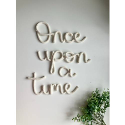 Once upon a time sign-perfect for nursery or book nook decor