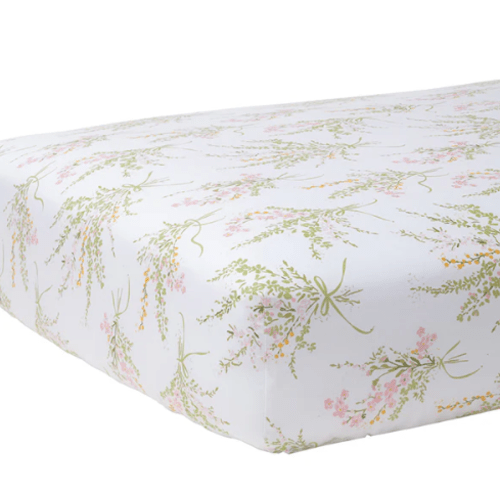 Truvy Pink Crib Sheet