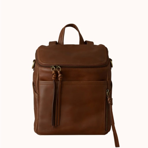 La Mère Luxe Leather Backpack Petite