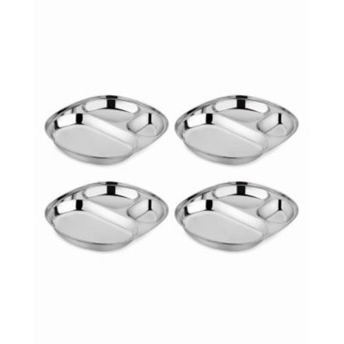 Ahimsa Balanced Bites Plates Pack of 4 for Boys & Girls - Ages 12 months+