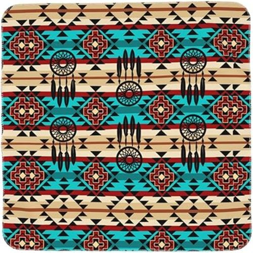 Aztec Western Navajo Baby Swaddle Blanket Native Southwest American Newborn Baby Swaddling Blanket Cover Throw Wrap Blankets Soft Breathable Gifts for Girls Boys Baby Infant Toddler