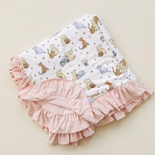 100 Acre Snooze Pink Ruffle Toddler Blanket – Jammie Jams