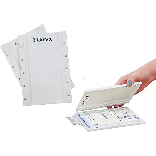 Magnetic Breastmilk Freeze Flat Trays - Breastpump Accessory to Freeze Breast Milk Storage Bags Flat - (for Lansinoh, Up&Up, & Avent, 3oz Tray Set (3 or 6oz))