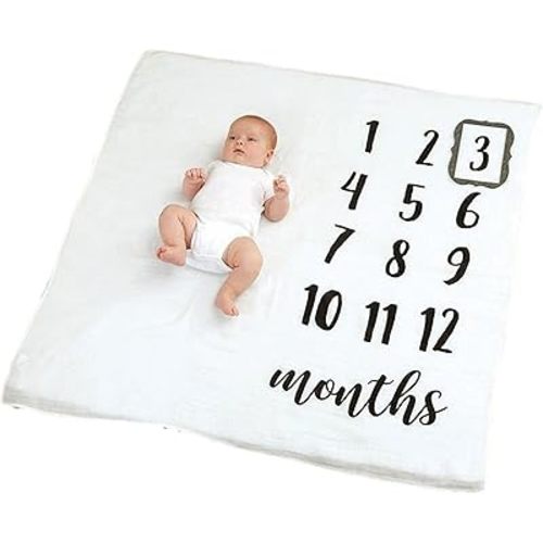 Mud Pie Monthly Milestone Blanket Photo Prop Set
