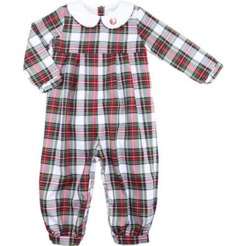 Green And Red Plaid Long Romper – Cecil & Lou