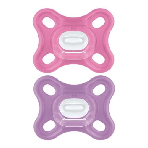 Mam Comfort 1 Newborn Lightweight Silicone Pacifier - Boy - 2pk