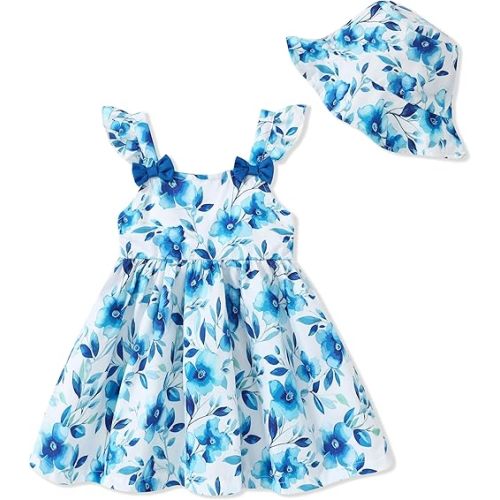 Baby Girl Dress Newborn Girls Summer Boho Dresses Infant Sleeveless Flower Sundress Todddler Baby Clothes