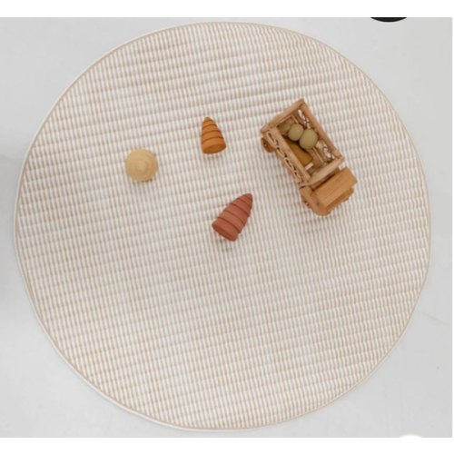 Quilted Play Mat Fawn Stripe