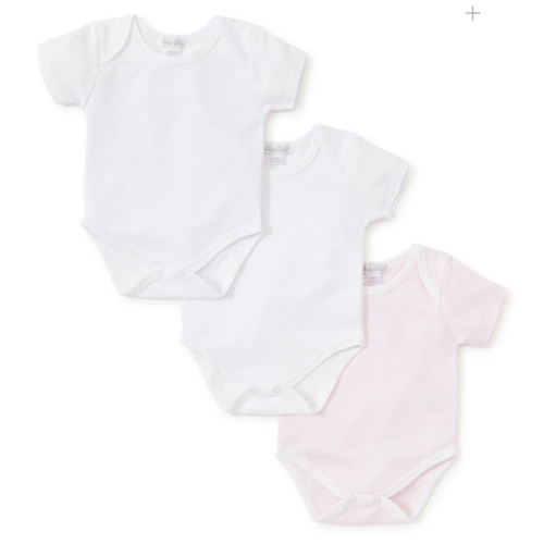 Kissy Kissy Dots Pink 3 Pack Bodysuit Set