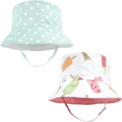 12-24M Hudson Baby Baby Girls' Sun Protection Hat