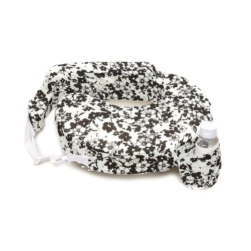 My Brest Friend Original Nursing Pillow Slipcover Sleeve | Great for Breastfeeding Moms | Pillow Not Included, Evening Bloom, Grey, White, Black
