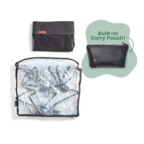 Double Stroller Rain Cover and Bug Net Set | Bombi Gear