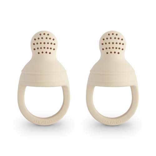 silicone fresh food feeder 2-pack - shifting sand