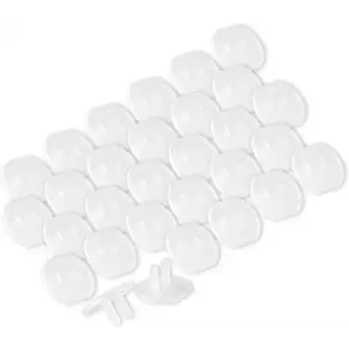 Power Gear Outlet Covers Baby Proofing Child Proof Plug Covers for Electrical Outlets Easy Install Outlet Plug Covers UL Listed Shock Prevention Clear 51175 30 Count