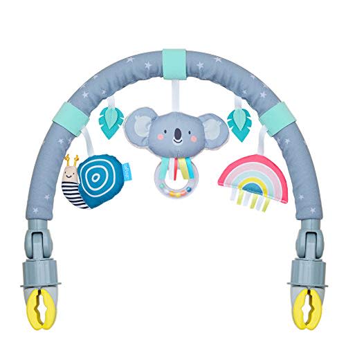 Taf Toys Koala Daydream pram, Stroller & car seat Arch | Ideal for Infants & Toddlers, Activity Arch with Fascinating Toys, Stimulates Baby’s Senses and Motor Skills Development, for Easier Outdoors