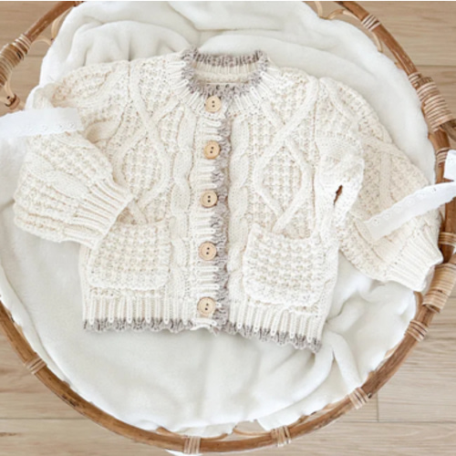Cotton Knit Cardigan