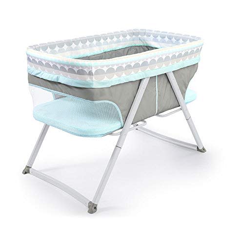 Ingenuity Foldaway Rocking Bassinet - Juniper - Portable Folding Rocking Bassinet