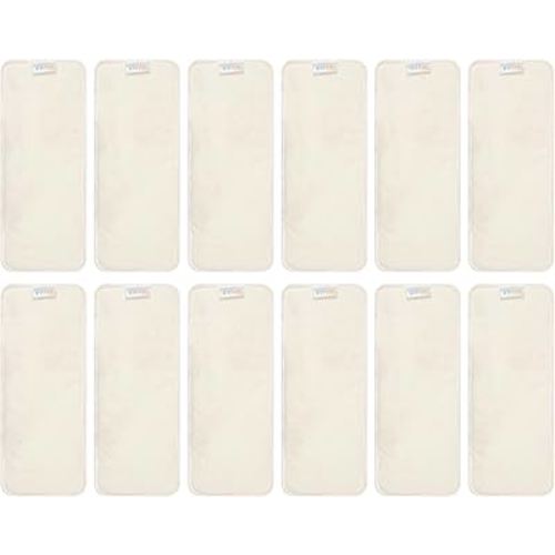 ALVABABY 12PCS Cloth Diaper Inserts - 4-Layer Super Soft Inserts for Diapers and Covers