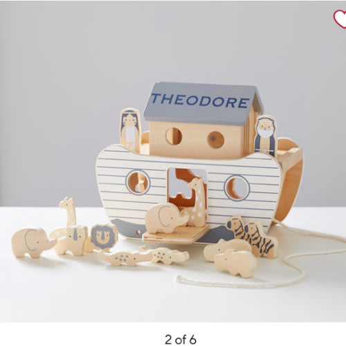 Noahs Ark Wooden Toy Set