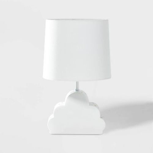 Cloud Dual Light Figural Kids' Lamp (light Bulbs Not Included) White - Pillowfort™: Ceramic Table Lamp, 3-way Switch
