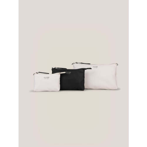 Witney Carson 3-piece Pouch Set - Cloud & Black