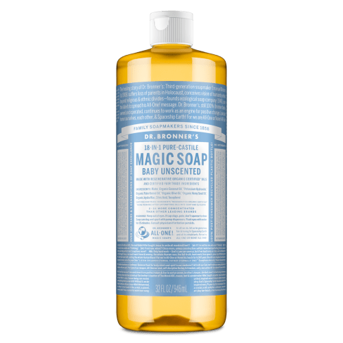 Our Best Baby Soap - Unscented Baby Wash w/Organic Ingredients – Dr. Bronner's