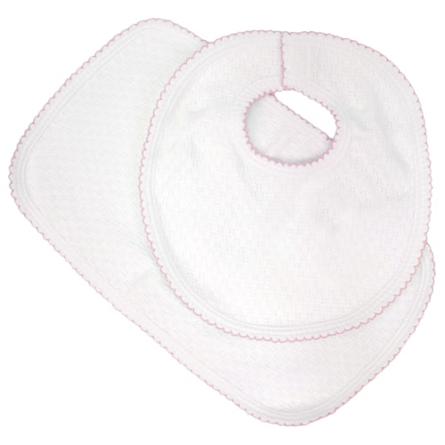 Paty Knit Bib & Burp Set