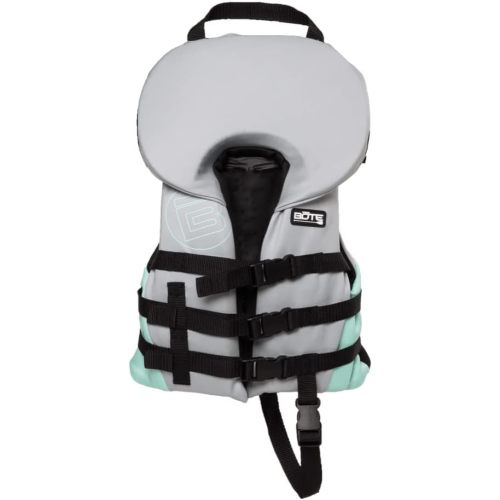 BOTE Universal Infant Child Youth Size Foam PFD Zipper and Buckle Closure Vest Life Jacket Styles Adjustable Fits USCG Approved Type II Life Vest, Multiple Sizing Options