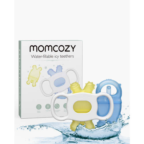 Momcozy Water Fillable Teether - BPA-Free Silicone for Babies