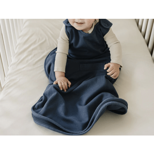 4 Season® Ultimate Baby Sleep Bag, Merino Wool & Organic Cotton, Navy Blue