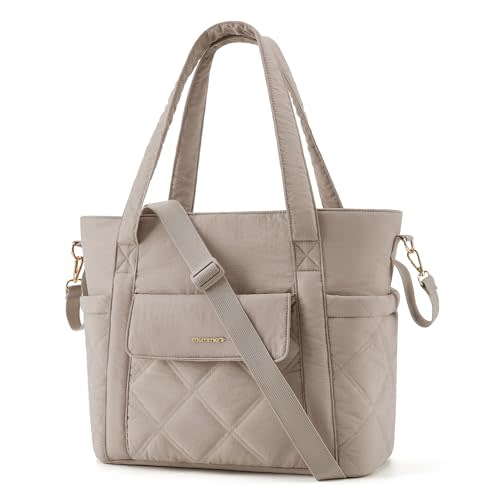 mommore Diaper Bag Tote Small Baby Bag with Insulated Pockets, Lightweight Mommy Tote with Stroller Straps, Nurse Gym Travel