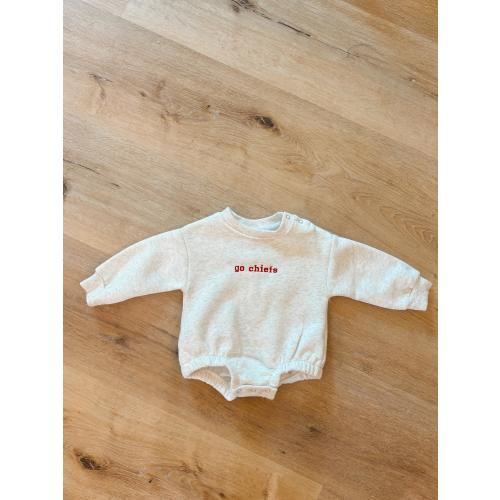 Custom Embroidered Chiefs Bubble Romper