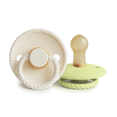 FRIGG Rope Natural Rubber Pacifier 2-Pack – Mushie