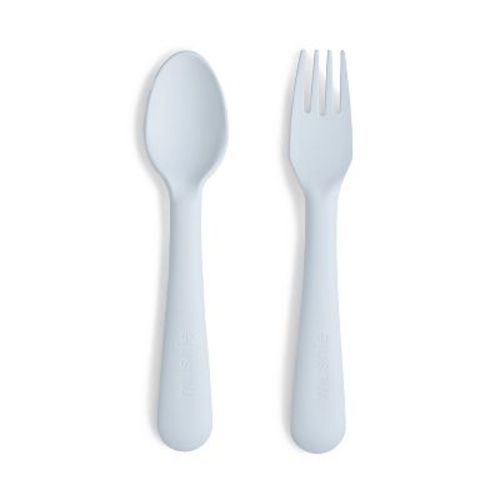 Mushie Dinnerware Fork and Spoon Set