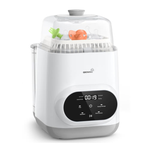 Grownsy EaseClean Bottle Washer Pro | All-in-One Bottle Washer and Sterilizer and Dryer | Baby Bottle Washer for Bottles, Pump Parts & Baby Essentials | Replaces Hand Washing
