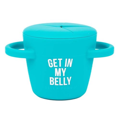 Snack Cups for Toddlers by Bella Tunno, Silicone Spill Proof Food Container with Lid, Babies & Kids 6-12 Months, Cheerio Mate