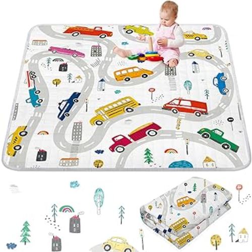 PandaEar 2 Pack Tummy Time Water Mats for Baby, India