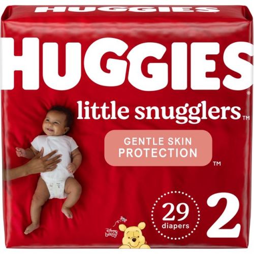 Huggies Little Snugglers Baby Diapers – (Select Size and Count)