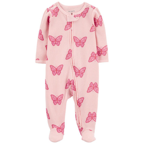 Baby Butterfly 2-Way Zip Thermal Sleep & Play