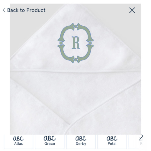 Personalized Baby Hooded Towel | Weezie Towels