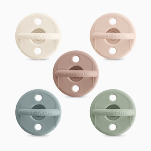 Silicone Baby Pacifiers (5 Pack) - Multicolor, Neutral