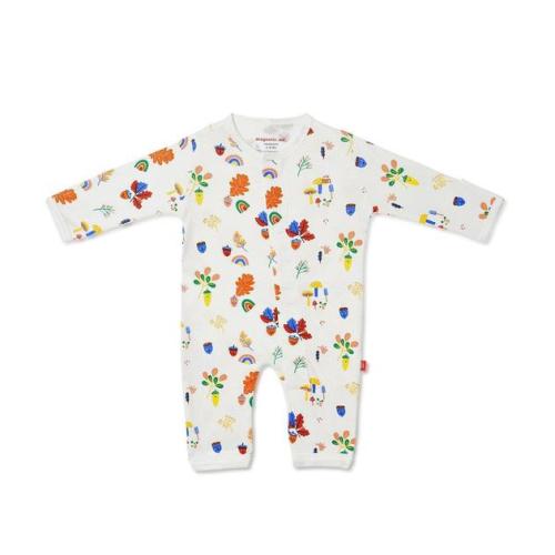 happy harvest organic cotton magnetic coverall 6-9 mon