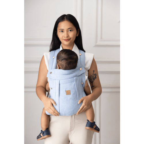 Blue Denim - Comfort Fit Ergonomic Adjustable Baby Carrier