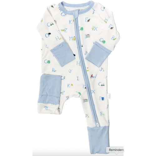 ABCs of Golf Zipper PJs- PREORDER – Children's Edit